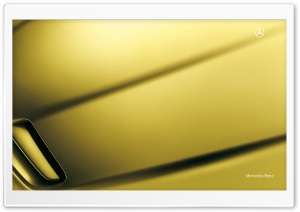 Gold Mercedes Benz Ultra HD Wallpaper for 4K UHD Widescreen desktop, tablet & smartphone