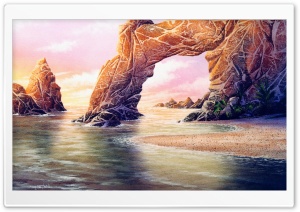 Golden Arch By Ken Shotwell Ultra HD Wallpaper for 4K UHD Widescreen desktop, tablet & smartphone