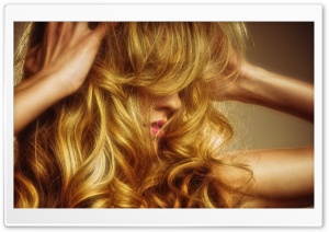 Golden Hair Ultra HD Wallpaper for 4K UHD Widescreen desktop, tablet & smartphone