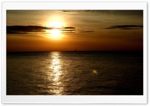 Golden Sunset, Summer Ultra HD Wallpaper for 4K UHD Widescreen desktop, tablet & smartphone