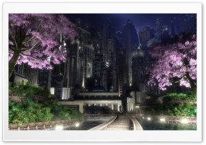Gotham City Garden Ultra HD Wallpaper for 4K UHD Widescreen desktop, tablet & smartphone