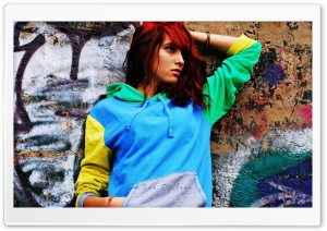 Graffiti girl Ultra HD Wallpaper for 4K UHD Widescreen desktop, tablet & smartphone