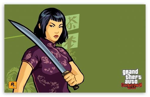 Grand Theft Auto Chinatown Wars Ling UltraHD Wallpaper for Wide 16:10 5:3 Widescreen WHXGA WQXGA WUXGA WXGA WGA ; Mobile 5:3 16:9 - WGA 2160p 1440p 1080p 900p 720p ;