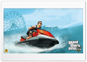Grand Theft Auto V - Cash Carry Ultra HD Wallpaper for 4K UHD Widescreen desktop, tablet & smartphone