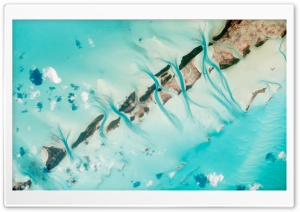 Great Exuma Island, Bahamas Seen from Space Ultra HD Wallpaper for 4K UHD Widescreen desktop, tablet & smartphone