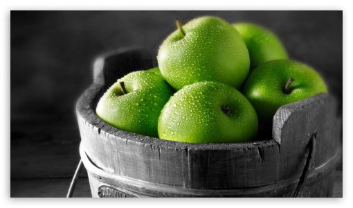 Green apples UltraHD Wallpaper for 8K UHD TV 16:9 Ultra High Definition 2160p 1440p 1080p 900p 720p ; Mobile 16:9 - 2160p 1440p 1080p 900p 720p ;