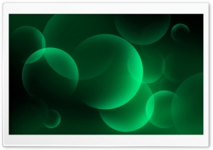 Green Big Bubbles Ultra HD Wallpaper for 4K UHD Widescreen desktop, tablet & smartphone