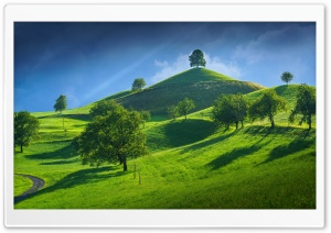 Green Hills, Nature, Landscape Ultra HD Wallpaper for 4K UHD Widescreen desktop, tablet & smartphone