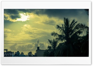 Green Sunset Ultra HD Wallpaper for 4K UHD Widescreen desktop, tablet & smartphone