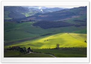 Green Valley And Hills Ultra HD Wallpaper for 4K UHD Widescreen desktop, tablet & smartphone
