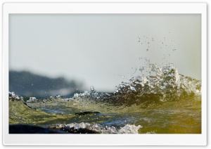 Green Water And Some Splash Ultra HD Wallpaper for 4K UHD Widescreen desktop, tablet & smartphone