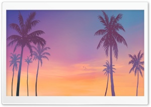GTA 6 Video Game, Palm Trees Background Ultra HD Wallpaper for 4K UHD Widescreen desktop, tablet & smartphone