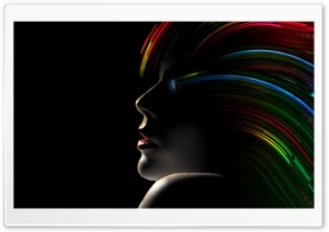 Hair Rainbow Ultra HD Wallpaper for 4K UHD Widescreen desktop, tablet & smartphone