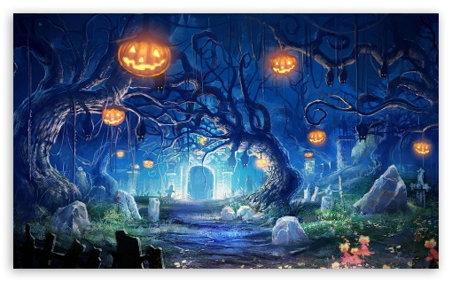 Halloween UltraHD Wallpaper for Wide 5:3 Widescreen WGA ; Mobile 5:3 - WGA ;