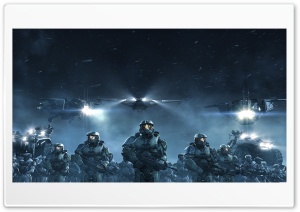 Halo Spartan Army Ultra HD Wallpaper for 4K UHD Widescreen desktop, tablet & smartphone