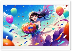 Happy Anime Ultra HD Wallpaper for 4K UHD Widescreen desktop, tablet & smartphone