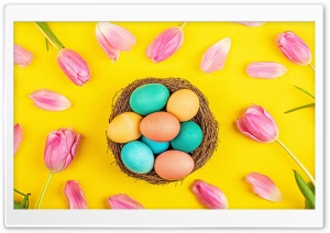 Happy Easter 2022 Ultra HD Wallpaper for 4K UHD Widescreen desktop, tablet & smartphone