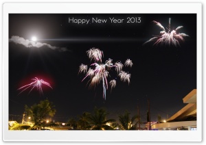 Happy New Year 2013 Ultra HD Wallpaper for 4K UHD Widescreen desktop, tablet & smartphone
