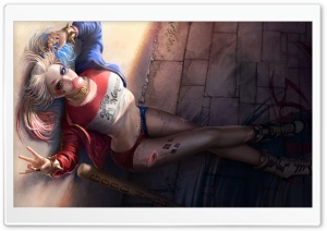 Harley Quinn Ultra HD Wallpaper for 4K UHD Widescreen desktop, tablet & smartphone
