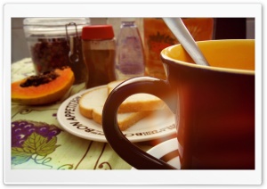 Having Breakfast Ultra HD Wallpaper for 4K UHD Widescreen desktop, tablet & smartphone