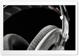 Headphones Close Up Ultra HD Wallpaper for 4K UHD Widescreen desktop, tablet & smartphone