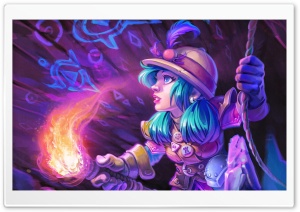 Hearthstone Heroes of Warcraft Arcanologist Ultra HD Wallpaper for 4K UHD Widescreen desktop, tablet & smartphone