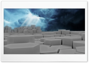 Hexagon Landscape Ultra HD Wallpaper for 4K UHD Widescreen desktop, tablet & smartphone