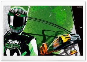 Hot Wheels | Green Team Ultra HD Wallpaper for 4K UHD Widescreen desktop, tablet & smartphone