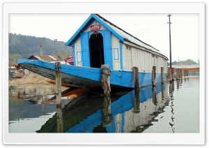 House Boat Ultra HD Wallpaper for 4K UHD Widescreen desktop, tablet & smartphone
