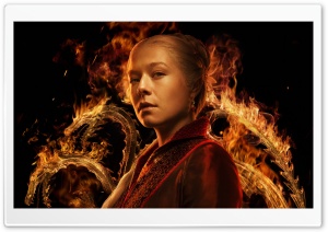 House of the Dragon Rhaenyra Ultra HD Wallpaper for 4K UHD Widescreen desktop, tablet & smartphone