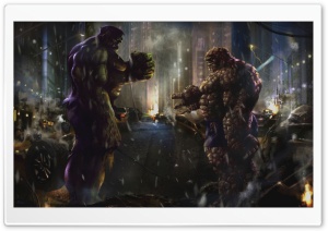 Hulk vs Thing Ultra HD Wallpaper for 4K UHD Widescreen desktop, tablet & smartphone