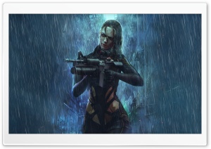Human Cyborg Girl Ultra HD Wallpaper for 4K UHD Widescreen desktop, tablet & smartphone