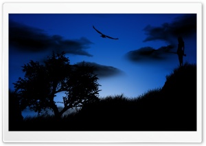 Hunting Vector Art Ultra HD Wallpaper for 4K UHD Widescreen desktop, tablet & smartphone
