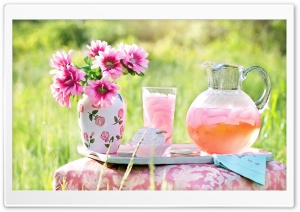 Ice Cold Pink Lemonade Ultra HD Wallpaper for 4K UHD Widescreen desktop, tablet & smartphone