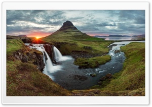 Iceland Waterfall Ultra HD Wallpaper for 4K UHD Widescreen desktop, tablet & smartphone