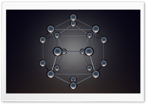 Icosahedron 3D Shape Ultra HD Wallpaper for 4K UHD Widescreen desktop, tablet & smartphone