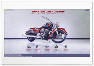 Indian Motorcycles Big Chief Custom Ultra HD Wallpaper for 4K UHD Widescreen desktop, tablet & smartphone