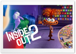 Inside Out 2 Anxiety 2024 Movie Ultra HD Wallpaper for 4K UHD Widescreen desktop, tablet & smartphone