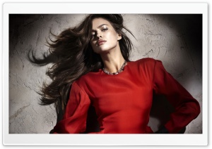 Irina Shayk in Red Ultra HD Wallpaper for 4K UHD Widescreen desktop, tablet & smartphone