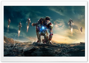 Iron Man 3 Iron Man vs Mandarin Ultra HD Wallpaper for 4K UHD Widescreen desktop, tablet & smartphone