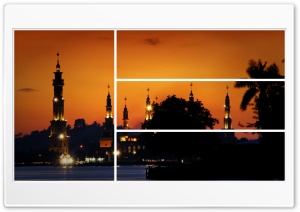 Islamic Centre of Samarinda Ultra HD Wallpaper for 4K UHD Widescreen desktop, tablet & smartphone