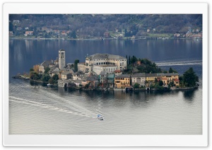 Island Of San Giulio Orta Lake Ultra HD Wallpaper for 4K UHD Widescreen desktop, tablet & smartphone