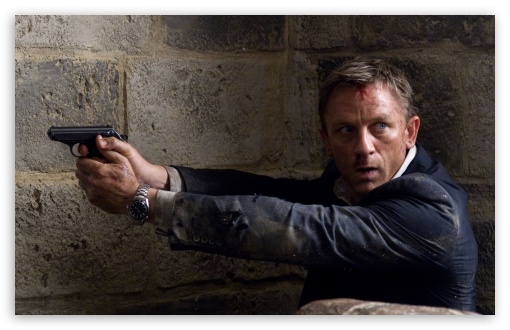 James Bond in action UltraHD Wallpaper for Wide 16:10 Widescreen WHXGA WQXGA WUXGA WXGA ;
