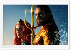 Jason Momoa as Aquaman and Amber Heard as Mera Ultra HD Wallpaper for 4K UHD Widescreen desktop, tablet & smartphone