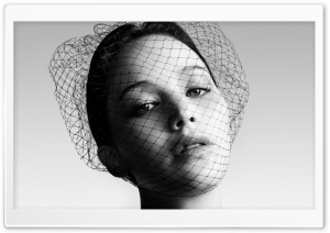 Jennifer Lawrence Black and White Portrait Ultra HD Wallpaper for 4K UHD Widescreen desktop, tablet & smartphone