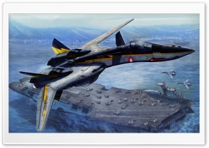 Jet Fighter Painting Ultra HD Wallpaper for 4K UHD Widescreen desktop, tablet & smartphone