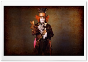 Johnny Depp In Alice In Wonderland Ultra HD Wallpaper for 4K UHD Widescreen desktop, tablet & smartphone
