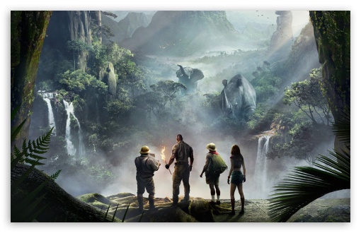 Jumanji Welcome to the Jungle Film, Cinema Movie UltraHD Wallpaper for Wide 16:10 Widescreen WHXGA WQXGA WUXGA WXGA ;