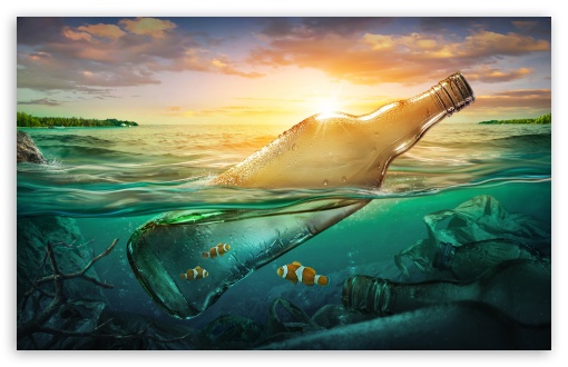 Keep the Ocean Clean Ultra HD Desktop Background Wallpaper for 4K UHD TV :  Widescreen & UltraWide Desktop & Laptop : Tablet : Smartphone