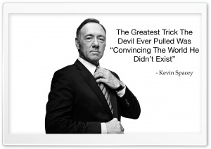 Kevin Spacey Quote From The Usual Suspect Movie Ultra HD Wallpaper for 4K UHD Widescreen desktop, tablet & smartphone